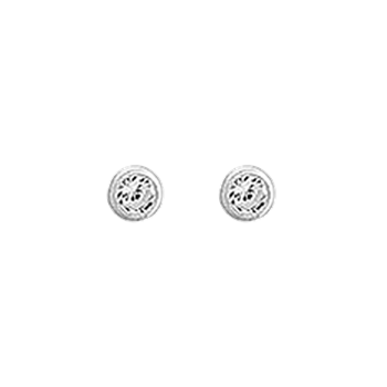 Sølv ørestik m/sy.zirconia 3mm, fra aagaard