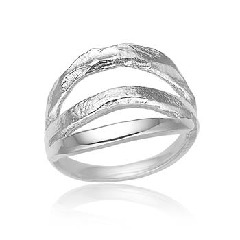 Cool ring i sølv, fra Blicher Fuglsang