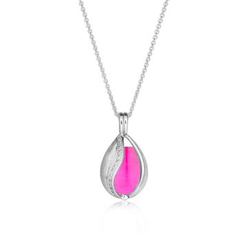 Smykke Æg med Pink Onyx, fra Blicher Fuglsang