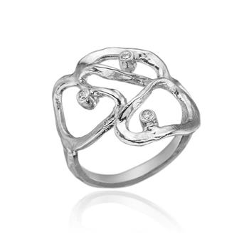 Skøn ring med Zirkonia, fra Blicher Fuglsang