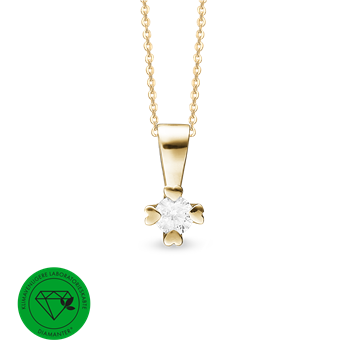 Mary vedh. 14k lg diamant 1,00ct, fra aagaard