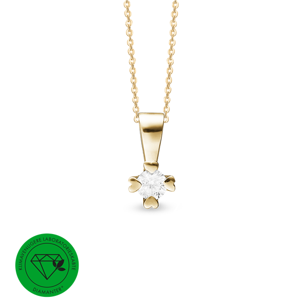 Mary vedh. 14k lg diamant 0,75ct, fra aagaard