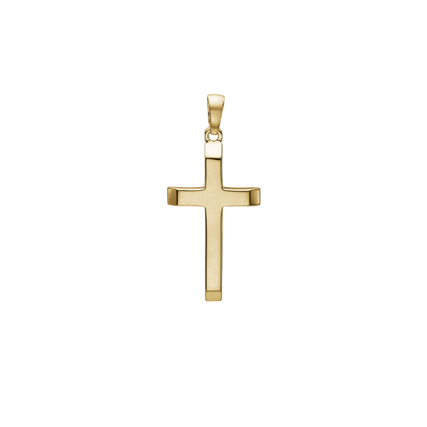 14kt kors 13,5 x 22,5 mm, fra aagaard