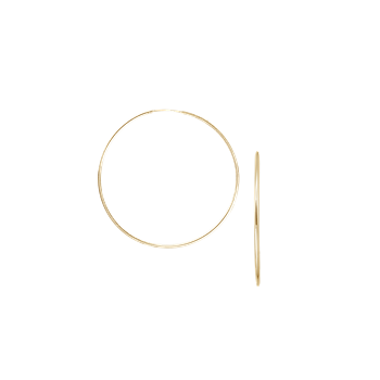 14 kt creol 20,5mm, tråd 1,8mm m/vridlås, fra By Aagaard