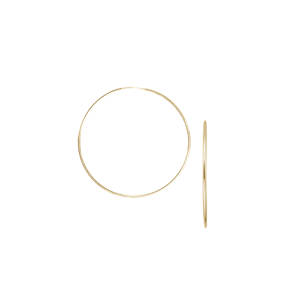 14 kt creol 20,5mm, tråd 1,8mm m/vridlås, fra By Aagaard