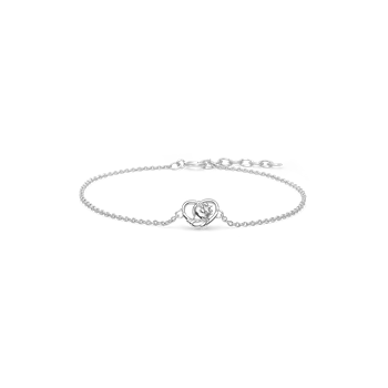 Armbånd, kærlig enhjørning, sølv, fra aagaard