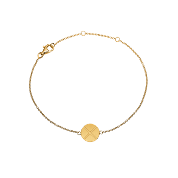 Armbånd, kryds, forg sølv, fra aagaard