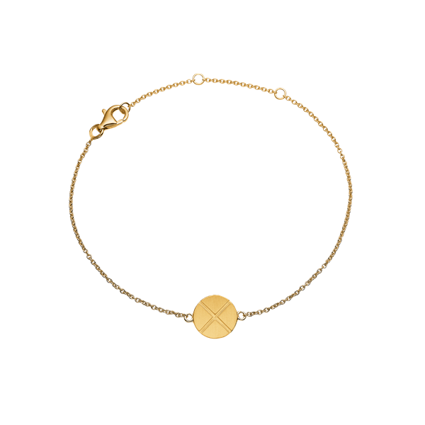 Armbånd, kryds, forg sølv, fra aagaard