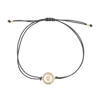 Marguerit armbånd, forgyldt sølv, fra aagaard
