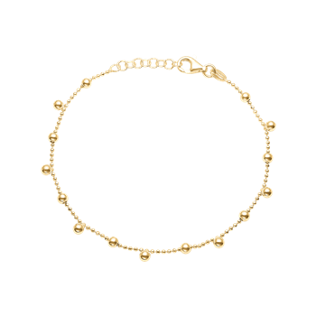 Armbånd, kugler,17+3 cm forg, fra aagaard