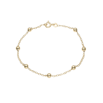 Armbånd, kugler, 19cm forg., fra aagaard