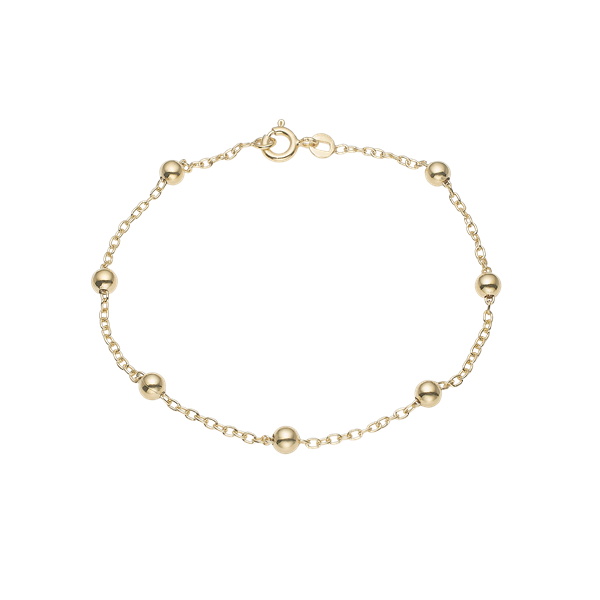 Armbånd, kugler, 19cm forg., fra aagaard