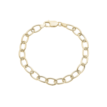 Armbånd, ovale led, 20cm forg., fra aagaard