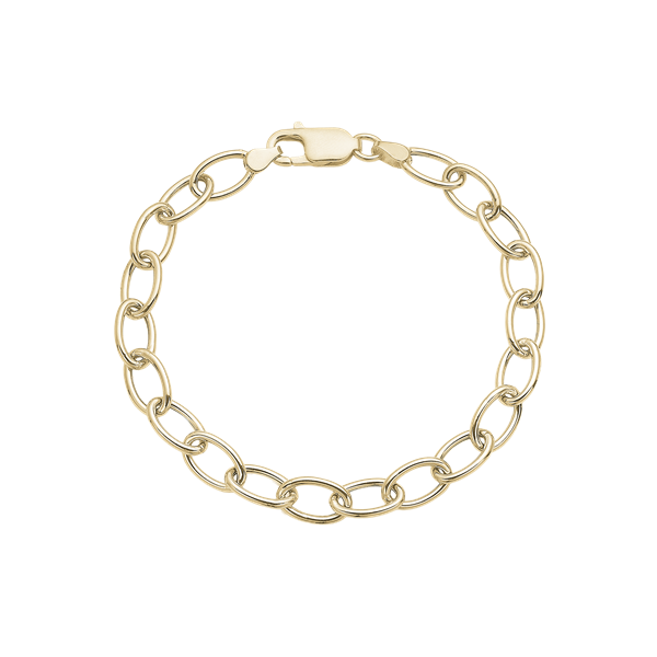 Armbånd, ovale led, 20cm forg., fra aagaard