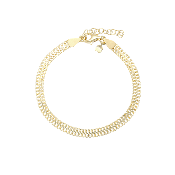 Armbånd flad lænke, fra aagaard