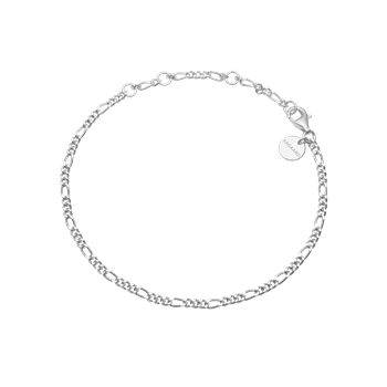 Armbånd, led, sølv, 21 cm, fra aagaard