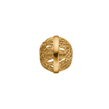 Connections lås forgyldt sølv, grate, fra aagaard