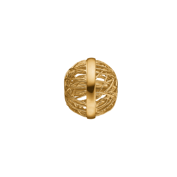 Connections lås forgyldt sølv, grate, fra aagaard