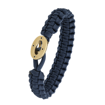 From Soldier to Soldier blåt armbånd med forgyldt lås 07