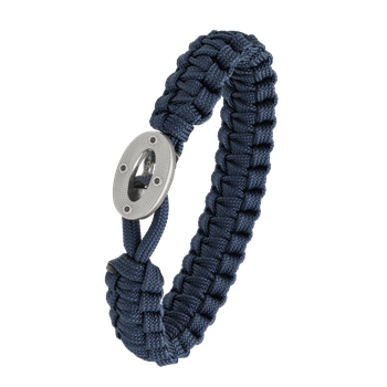 From Soldier to Soldier blåt armbånd med sølv lås 07