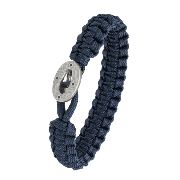 From Soldier to Soldier blåt armbånd med sølv lås 07