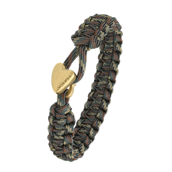 From Soldier to Soldier camouflage armbånd med forgyldt lås 05