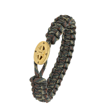 From Soldier to Soldier camouflage armbånd med forgyldt lås 09