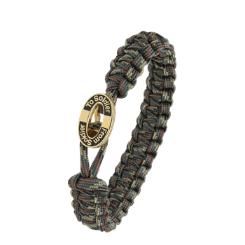 From Soldier to Soldier camouflage armbånd med forgyldt lås 11