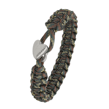 From Soldier to Soldier camouflage armbånd med sølv lås 05