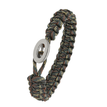 From Soldier to Soldier camouflage armbånd med sølv lås 06