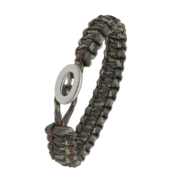 From Soldier to Soldier camouflage armbånd med sølv lås 06