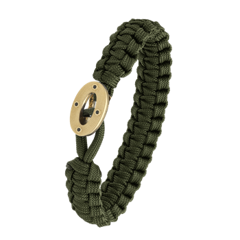 From Soldier to Soldier grønt armbånd med forgyldt lås 07