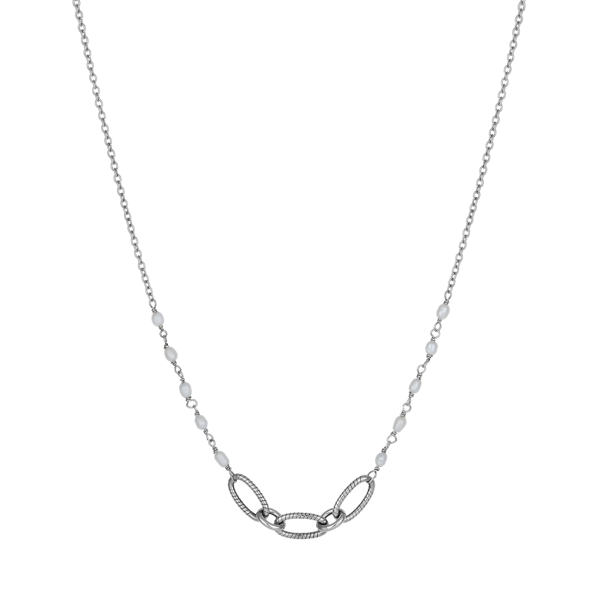 Sølv collier rhodineret, fra Støvring Design