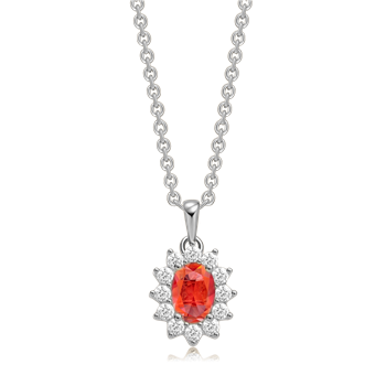 Sølv halskæde, fra Støvring Design