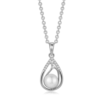 Sølv halskæde, fra Støvring Design