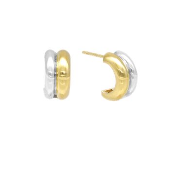 Halvcreol sølv/forgyldt, fra aagaard