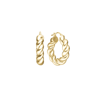 Ørehænger, big twist, forg., fra aagaard