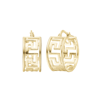 Creol inka 18mm, forg sølv, fra aagaard