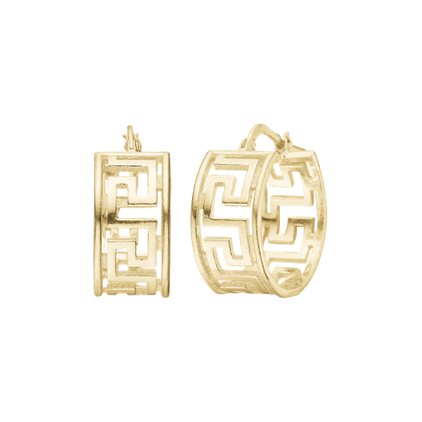 Creol inka 18mm, forg sølv, fra aagaard