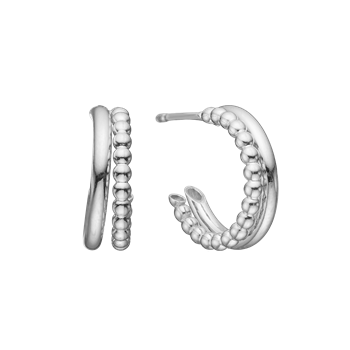 Halvcreol 14mm, sølv, fra aagaard