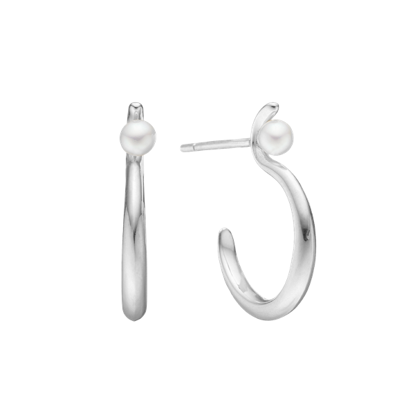 Ørering, perlebue, 20,5x15x2,5mm, fra aagaard