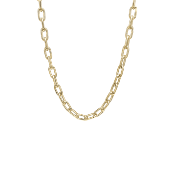 Halskæde, 8kt, lange led 45cm, fra aagaard