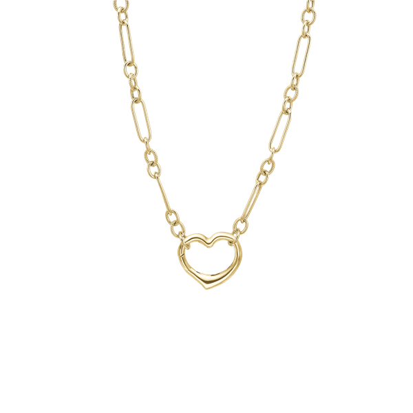 Halskæde, 8kt, led 45cm, fra aagaard