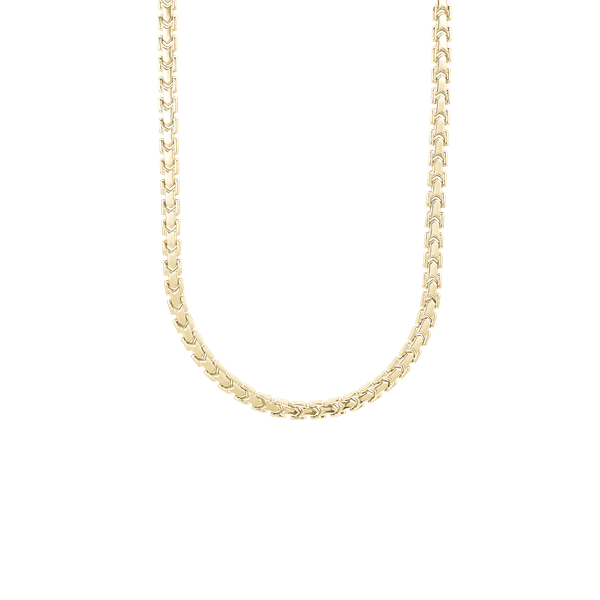 Halskæde, 8kt, lænke 45cm, fra aagaard