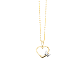 Halskæde hjerte , fra aagaard