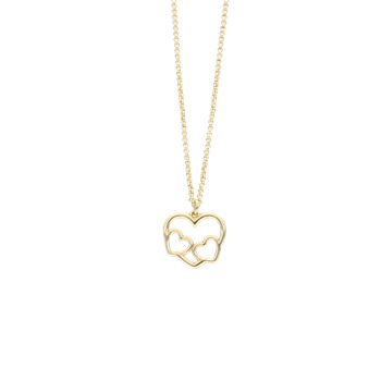 Halskæde hjerter, fra aagaard