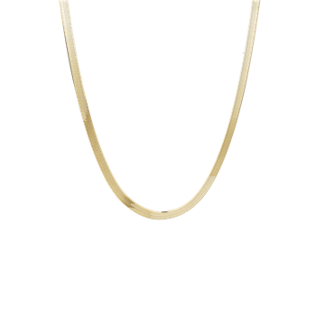 Halskæde, panzer, forg. ,45cm, fra aagaard