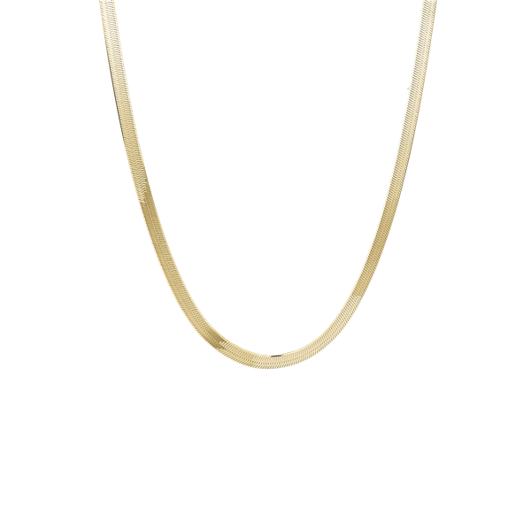 Halskæde, panzer, forg. ,45cm, fra aagaard