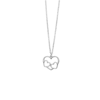 Halskæde hjerter, fra aagaard