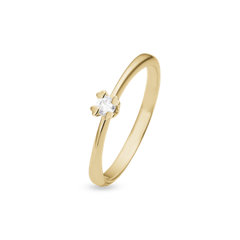 MARY Ring 8K LG DIAM 0,10CT W/VS, fra Aagaard